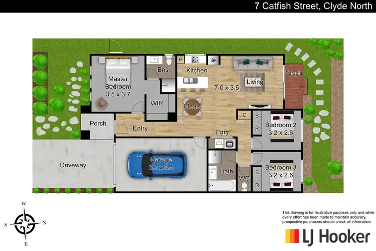 Floorplan of Homely house listing, 7 Catfish Street, Clyde North VIC 3978
