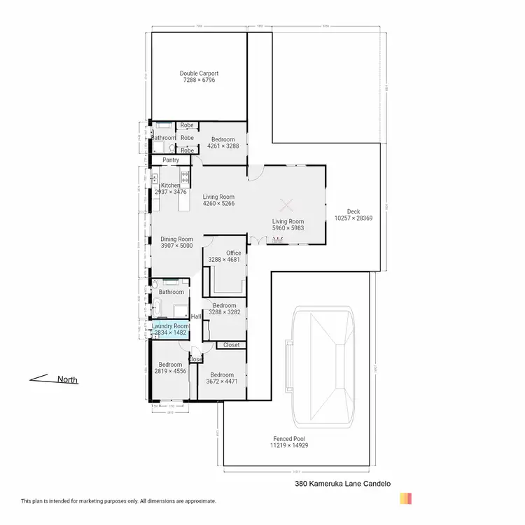 Floorplan of Homely house listing, 380 Kameruka Lane, Candelo NSW 2550