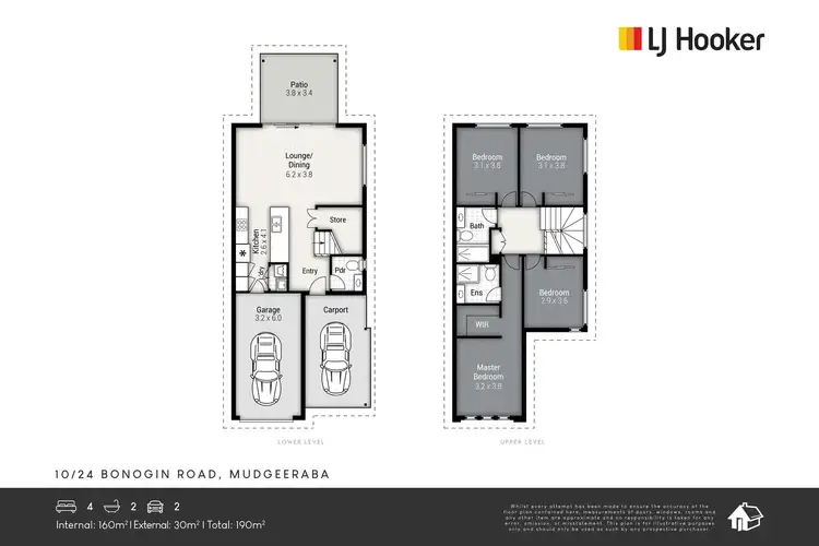 Floorplan of Homely townhouse listing, 10/24 Bonogin Road, Mudgeeraba QLD 4213