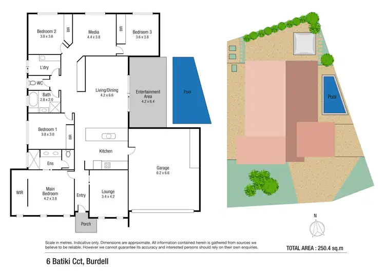 Floorplan of Homely house listing, 6 Batiki Circuit, Burdell QLD 4818