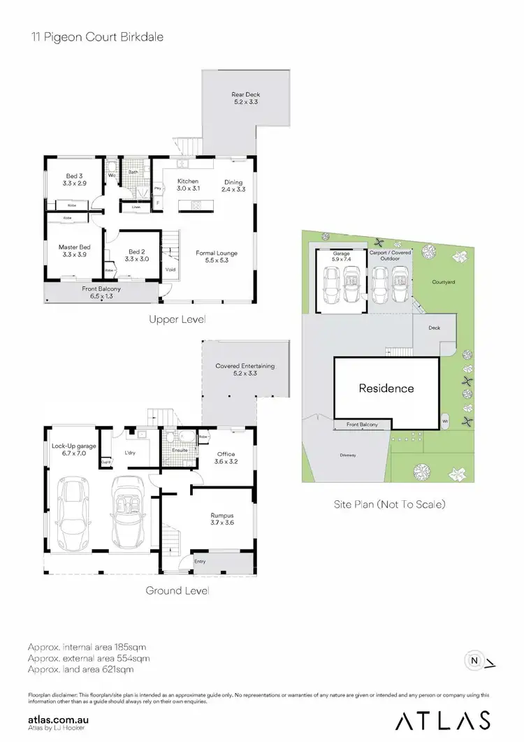 Floorplan of Homely house listing, 11 Pigeon Court, Birkdale QLD 4159