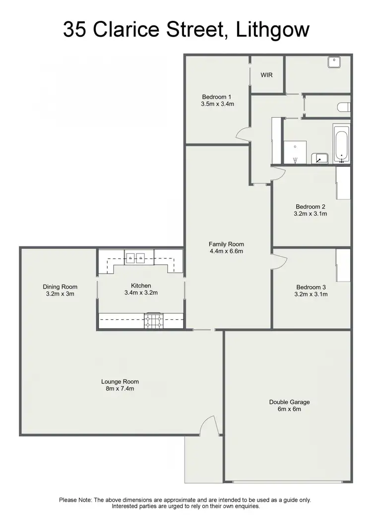 Floorplan of Homely house listing, 35 Clarice Street, Lithgow NSW 2790