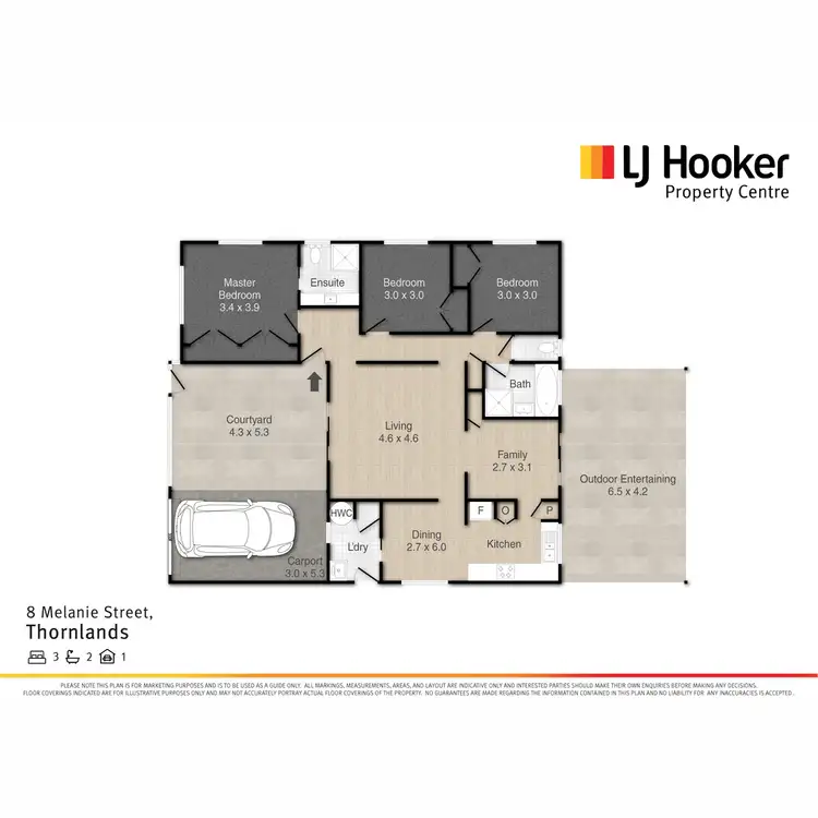 Floorplan of Homely house listing, 8 Melanie Street, Thornlands QLD 4164