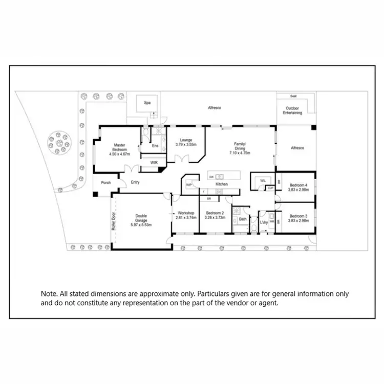 Floorplan of Homely house listing, 20 Harogen Drive, Werribee VIC 3030