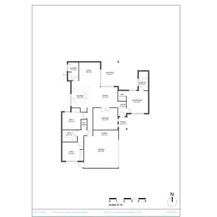 Floorplan of Homely villa listing, 177b Edinboro Street, Joondanna WA 6060