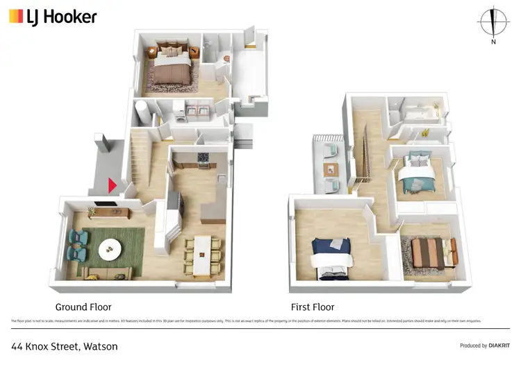 Floorplan of Homely house listing, 44 Knox Street, Watson ACT 2602