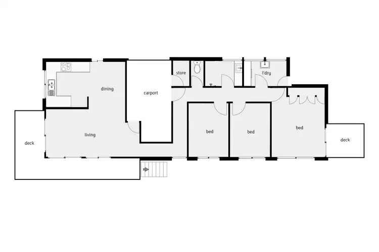 Floorplan of Homely house listing, 30 Stuart Street, Edge Hill QLD 4870