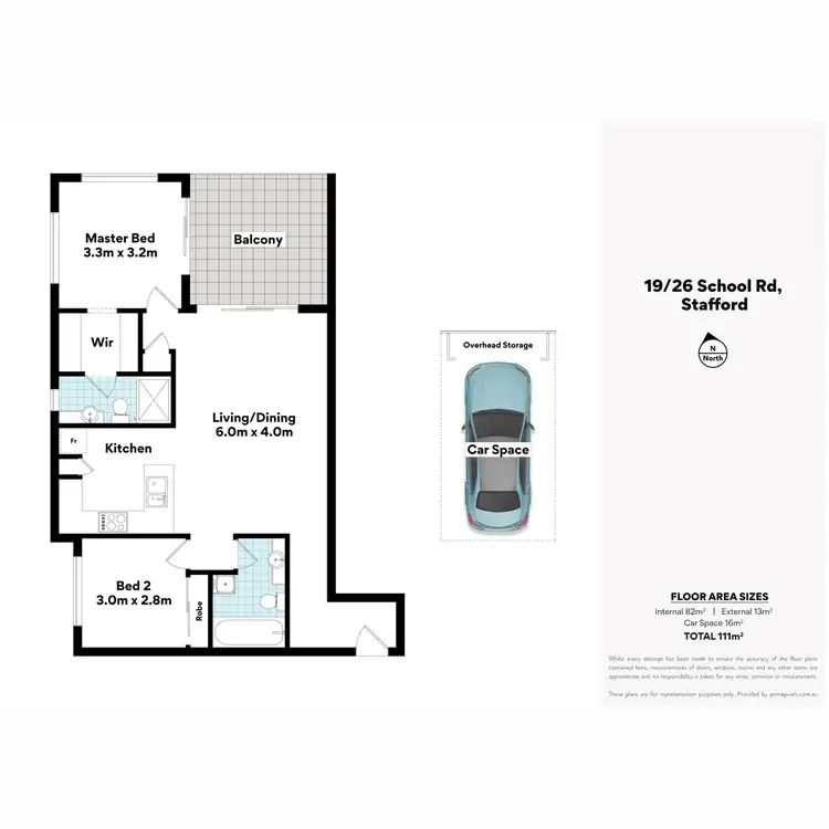 Floorplan of Homely apartment listing, 19/22 School Road, Stafford QLD 4053