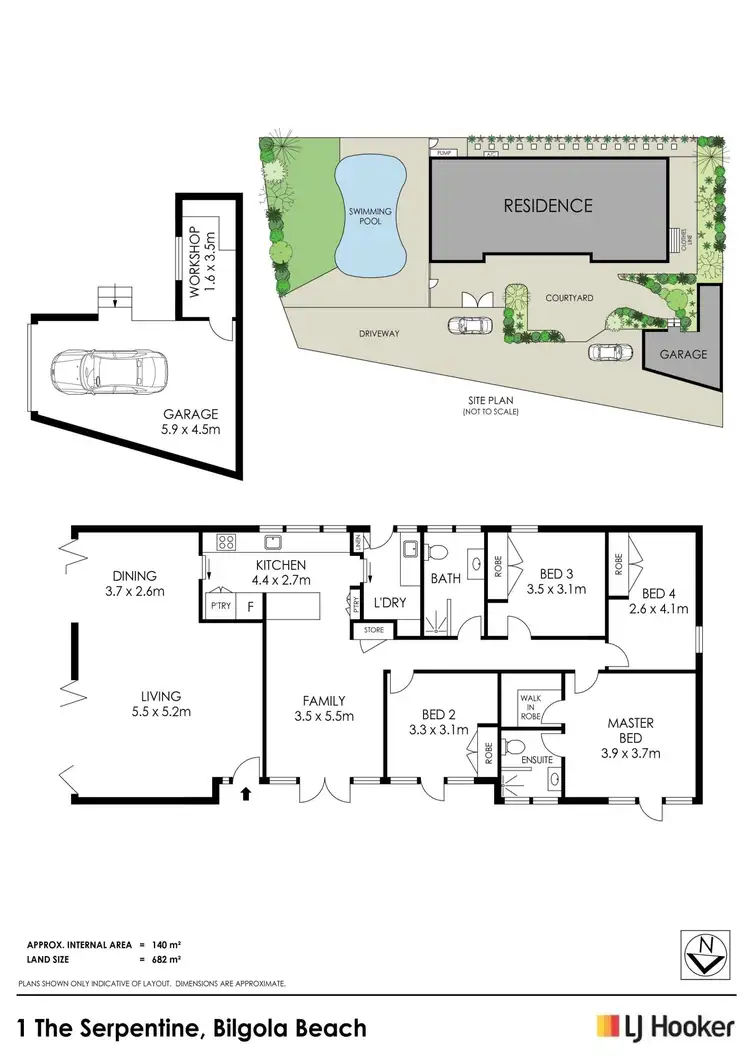 Floorplan of Homely house listing, 1 The Serpentine, Bilgola Beach NSW 2107