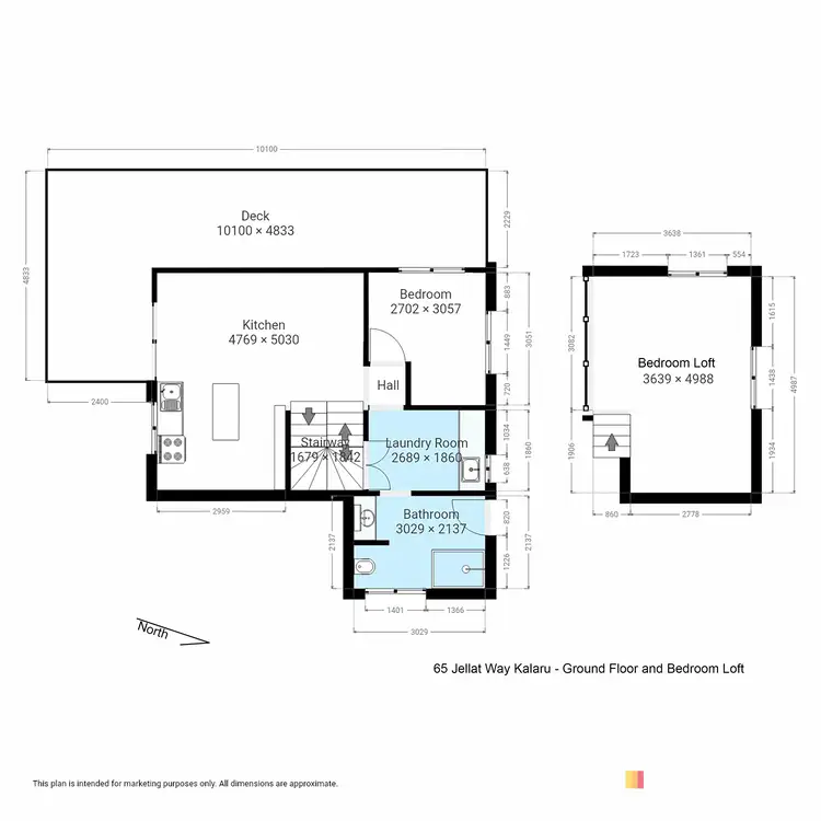 Floorplan of Homely house listing, 65 Jellat Way, Kalaru NSW 2550