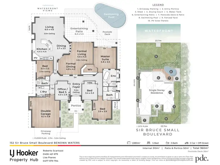 Floorplan of Homely house listing, 152 Sir Bruce Small Boulevard, Benowa Waters QLD 4217