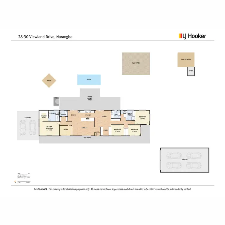 Floorplan of Homely house listing, 28-30 Viewland Drive, Narangba QLD 4504