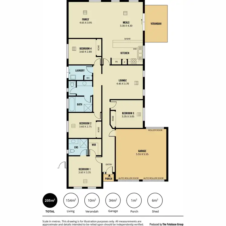 Floorplan of Homely house listing, 20 Elly Drive, Munno Para West SA 5115