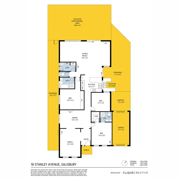 Floorplan of Homely house listing, 18 Stanley Avenue, Salisbury SA 5108