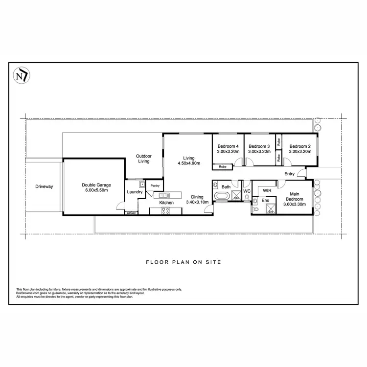 Floorplan of Homely house listing, 20 Maslin Walk, Point Cook VIC 3030