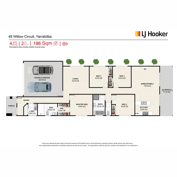 Floorplan of Homely house listing, 49 Willow Circuit, Yarrabilba QLD 4207