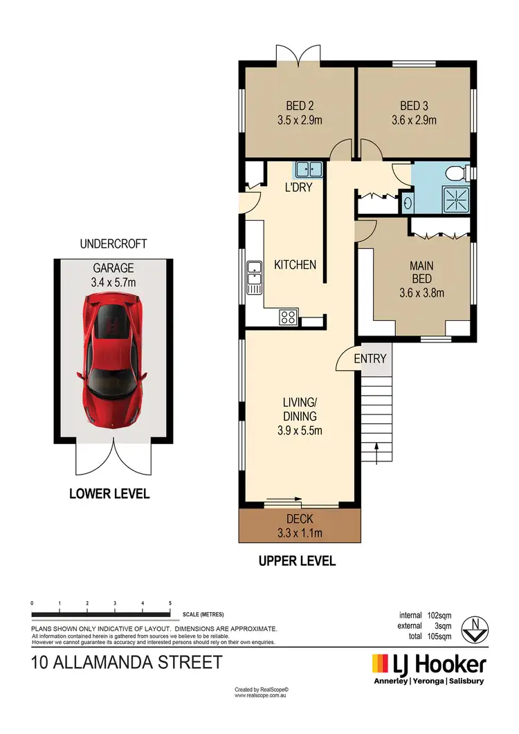 Floorplan of Homely house listing, 10 Allamanda Street, Fairfield QLD 4103