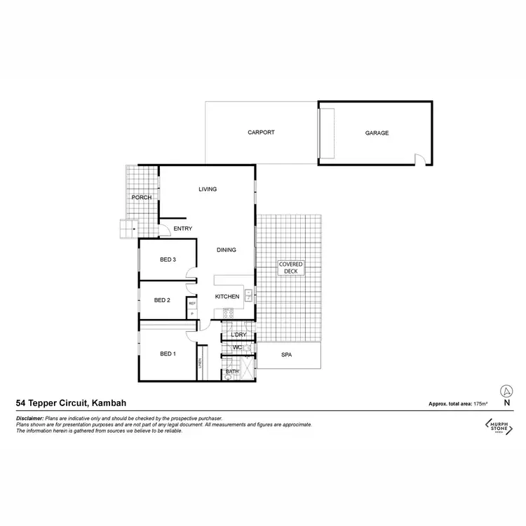 Floorplan of Homely house listing, 54 Tepper Circuit, Kambah ACT 2902