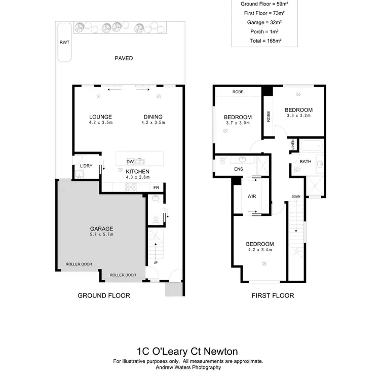 Floorplan of Homely house listing, 1C O'Leary Court, Newton SA 5074