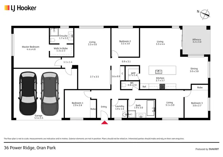 Floorplan of Homely house listing, 36 Power Ridge, Oran Park NSW 2570