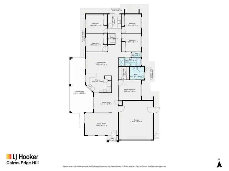 Floorplan of Homely house listing, 8 Fireclay Close, Redlynch QLD 4870