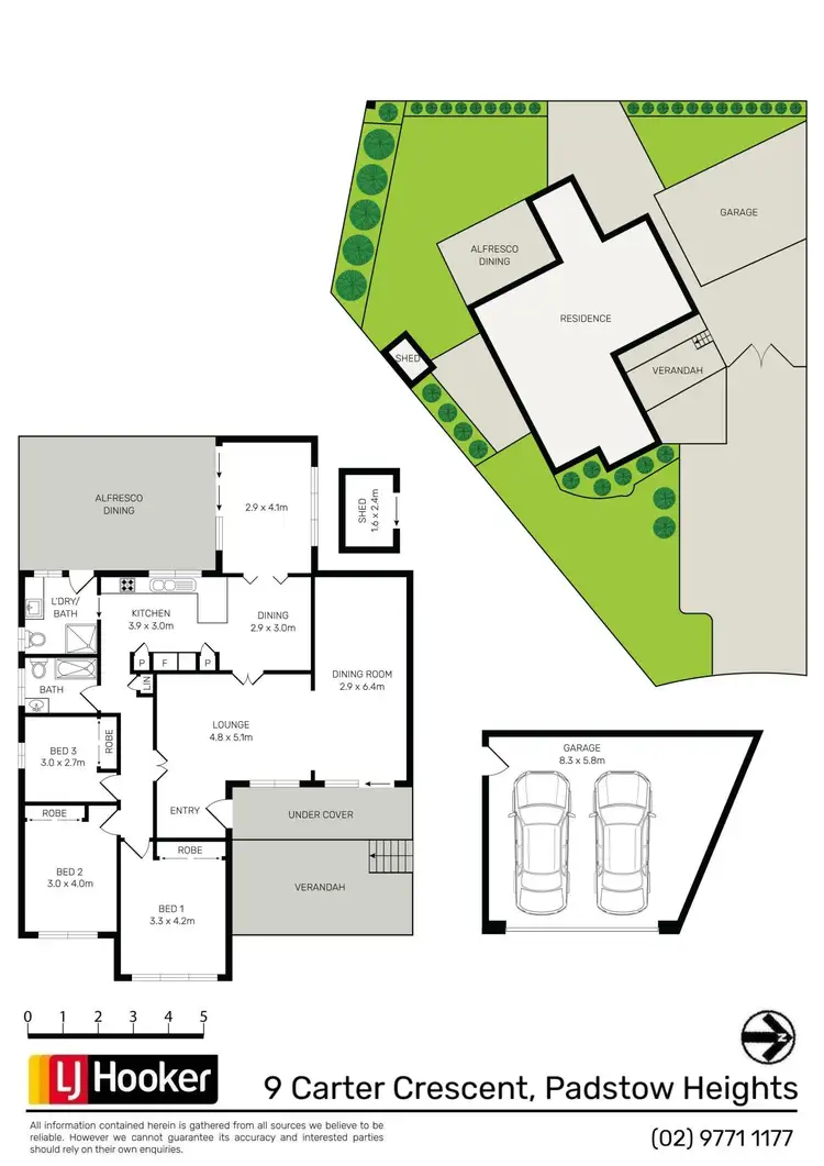 Floorplan of Homely house listing, 9 Carter Crescent, Padstow Heights NSW 2211