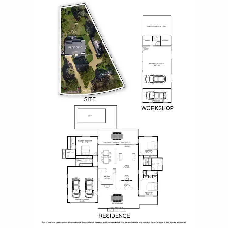 Floorplan of Homely house listing, 91 Kings Cove Boulevard, Metung VIC 3904