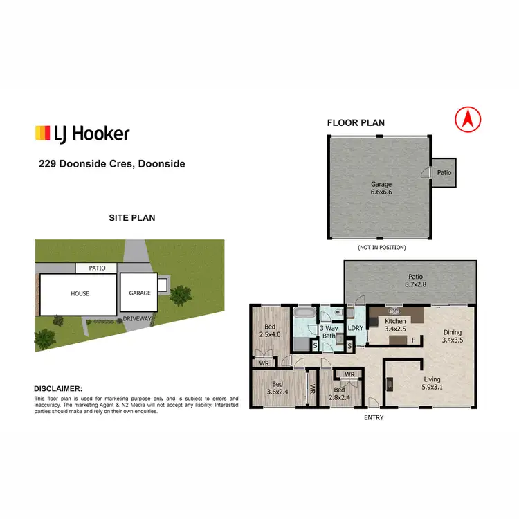 Floorplan of Homely house listing, 229 Doonside Crescent, Doonside NSW 2767