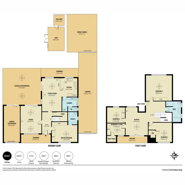 Floorplan of Homely house listing, 363 Lady Gowrie Drive, Osborne SA 5017
