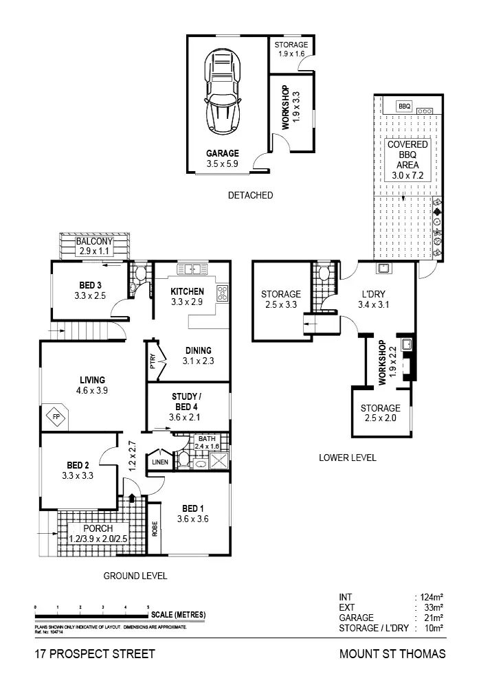 Floorplan of Homely house listing, 17 Prospect Street, Mount Saint Thomas NSW 2500