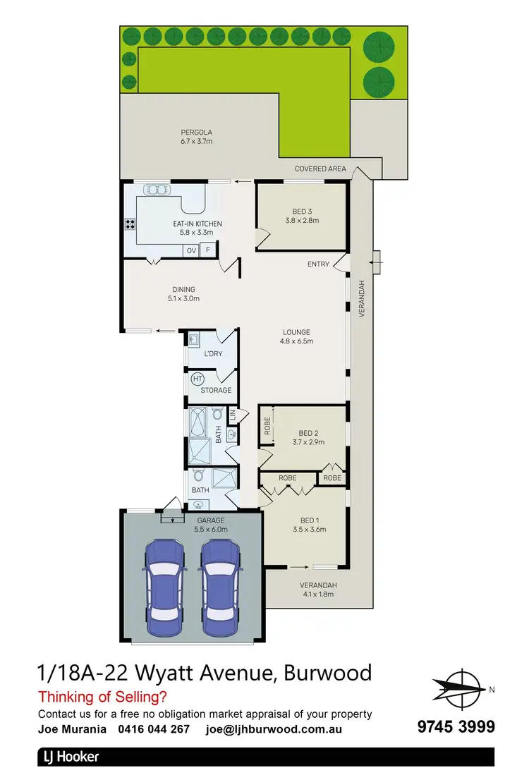 Floorplan of Homely house listing, 1/18A-22 Wyatt Avenue, Burwood NSW 2134