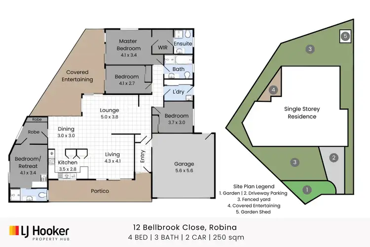 Floorplan of Homely house listing, 12 Bellbrook Close, Robina QLD 4226
