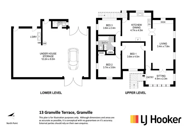Floorplan of Homely house listing, 13 Granville Terrace, Granville QLD 4650
