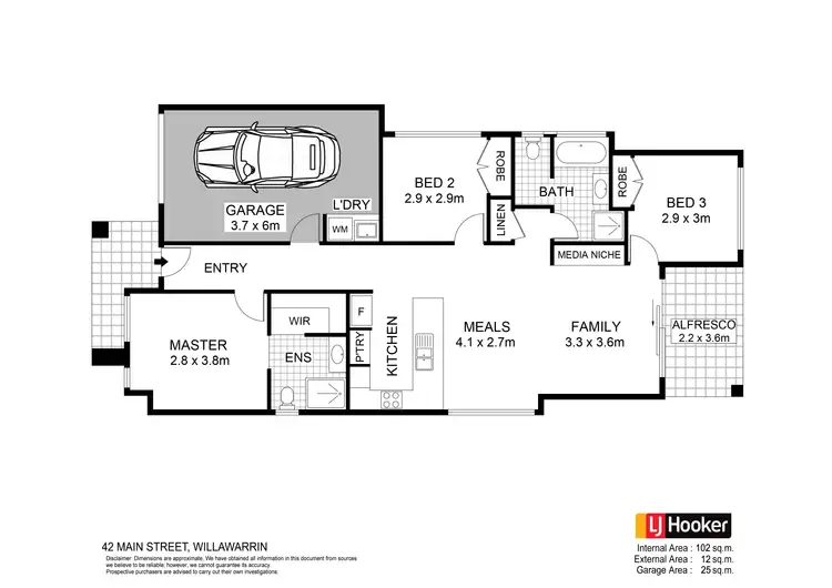 Floorplan of Homely rural property listing, 42 Main Street, Willawarrin NSW 2440