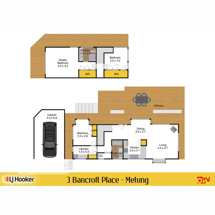 Floorplan of Homely house listing, 3 Bancroft Place, Metung VIC 3904