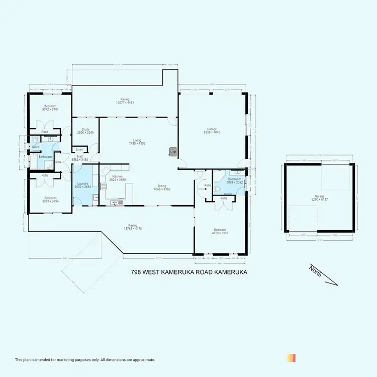 Floorplan of Homely rural property listing, 798 West Kameruka Road, Candelo NSW 2550