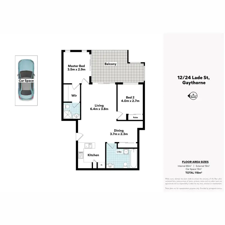 Floorplan of Homely apartment listing, 12/24-26 Lade Street, Gaythorne QLD 4051