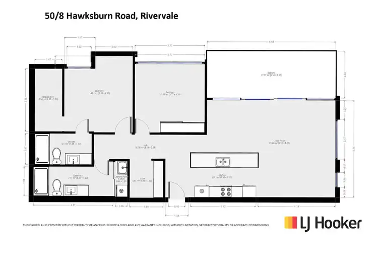 Floorplan of Homely unit listing, 50/8 Hawksburn Road, Rivervale WA 6103
