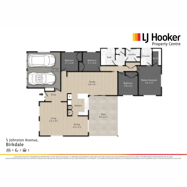 Floorplan of Homely house listing, 5 Johnston Avenue, Birkdale QLD 4159