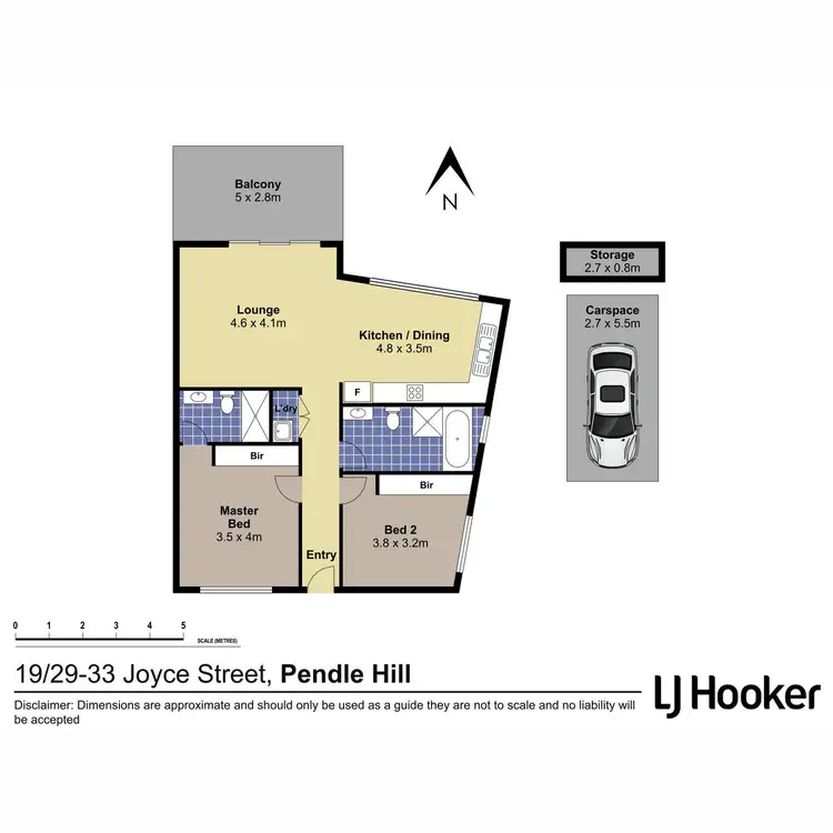 Floorplan of Homely apartment listing, 19/29-33 Joyce Street, Pendle Hill NSW 2145