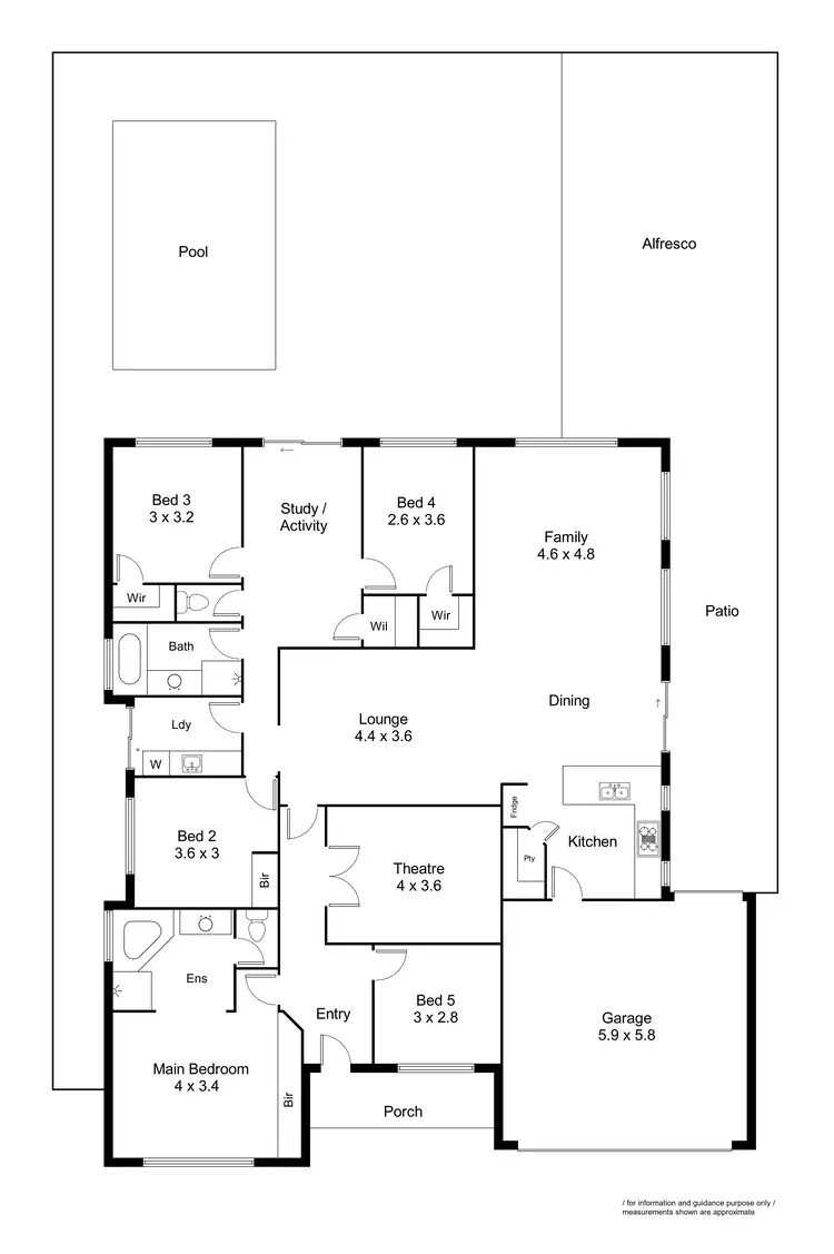 Floorplan of Homely house listing, 4 Boyle Road, Ridgewood WA 6030