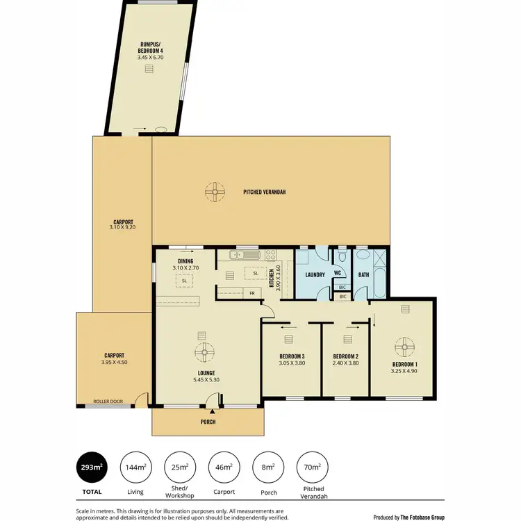 Floorplan of Homely house listing, 16 Perrott Street, Elizabeth Park SA 5113