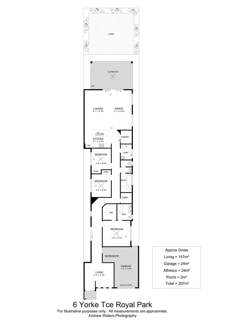 Floorplan of Homely house listing, 6 Yorke Terrace, Royal Park SA 5014