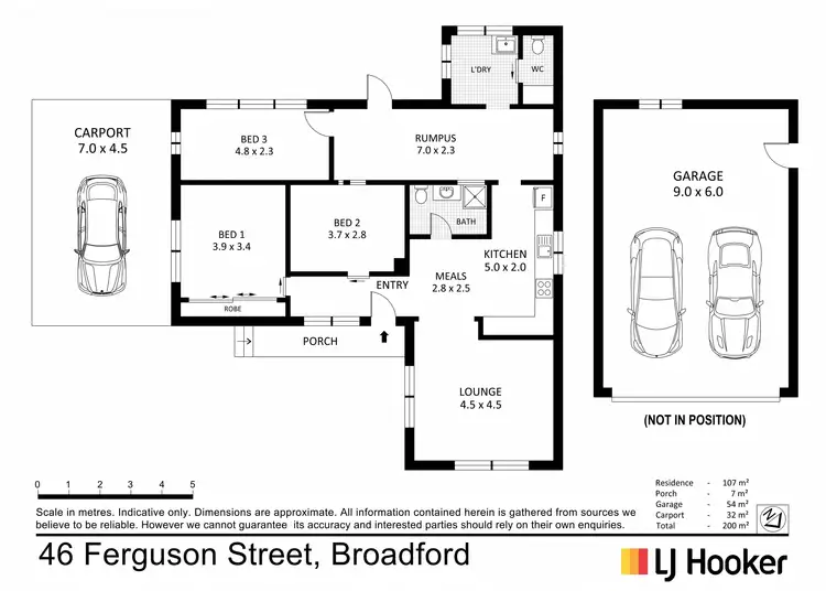 Floorplan of Homely house listing, 46 Ferguson Street, Broadford VIC 3658