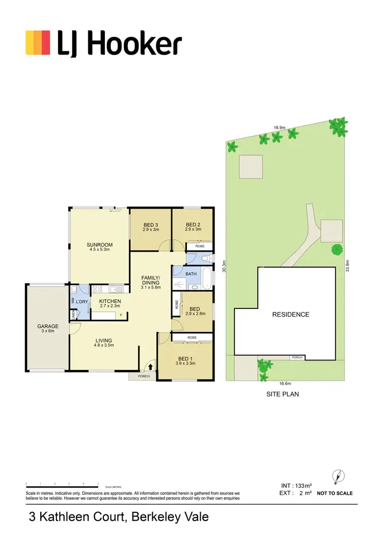 Floorplan of Homely house listing, 3 Kathleen Court, Berkeley Vale NSW 2261