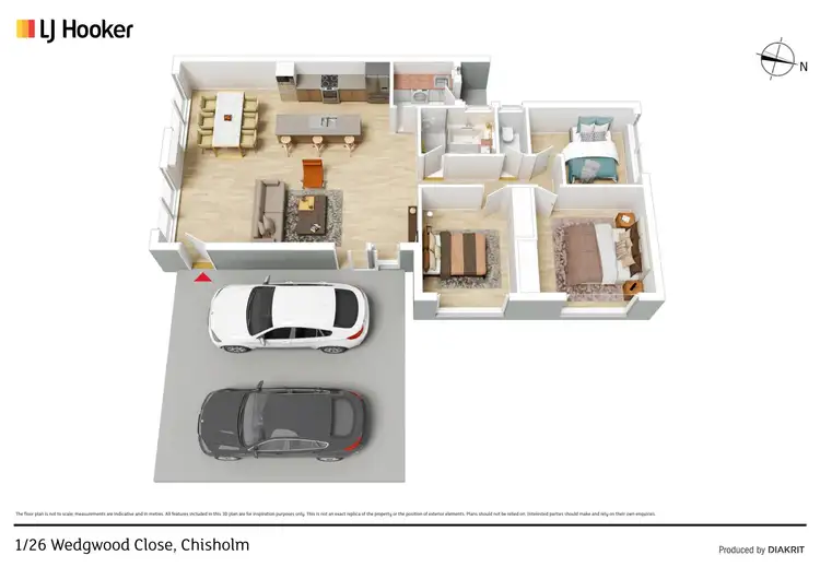 Floorplan of Homely house listing, 26 Wedgwood Close, Chisholm ACT 2905