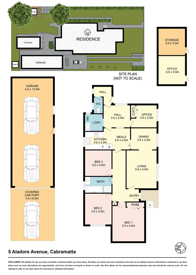 Floorplan of Homely house listing, 5 Aladore Ave, Cabramatta NSW 2166