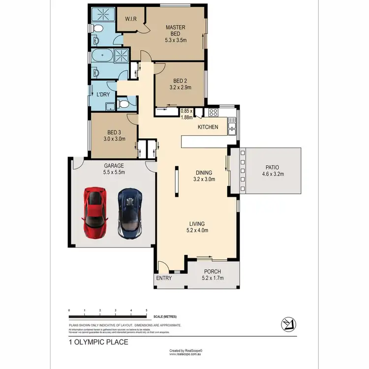 Floorplan of Homely house listing, 1 Olympic Place, Sinnamon Park QLD 4073