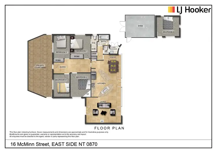 Floorplan of Homely house listing, 16 McMinn Street, East Side NT 870