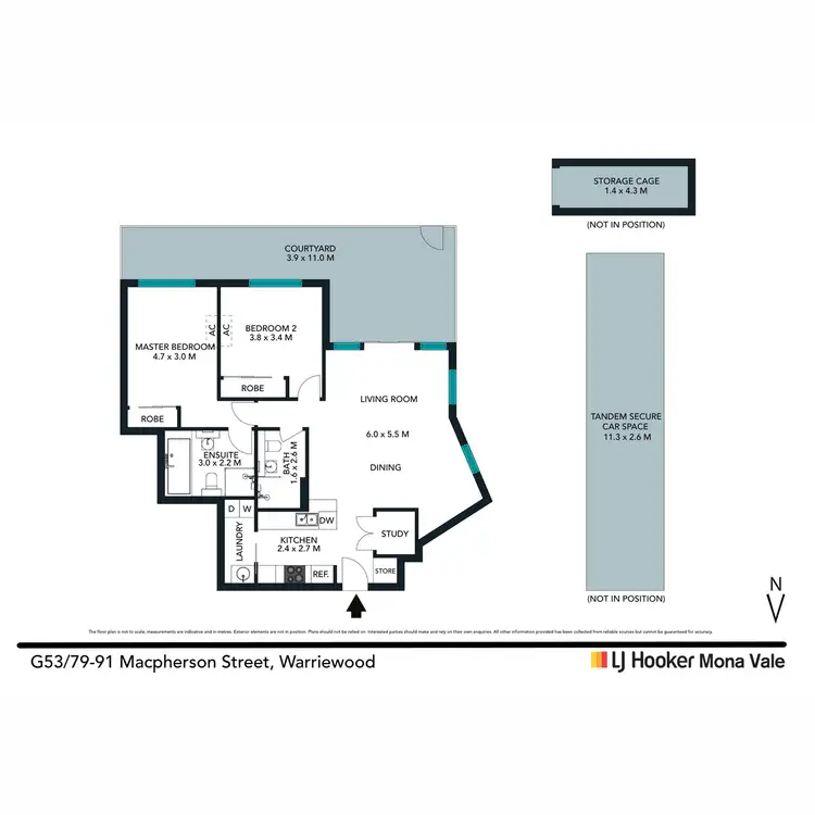 Floorplan of Homely unit listing, 53/79-91 Macpherson Street, Warriewood NSW 2102